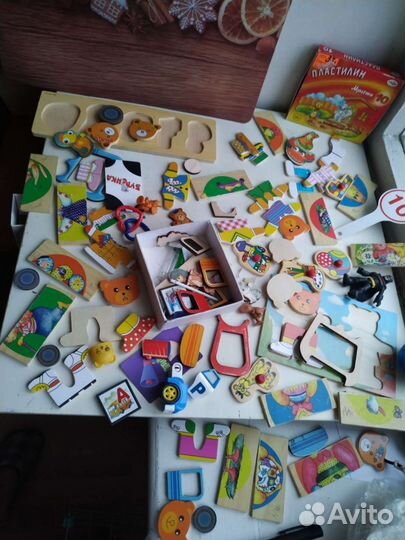 Пазл набор деревянные.Детские