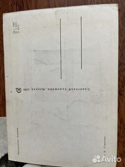 Открытки советские СССР собаки кошки