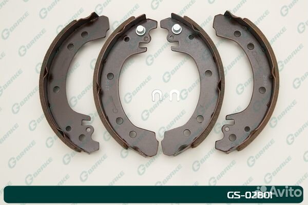Колодки барабанные G-brake GS-02801 GS-02801 G