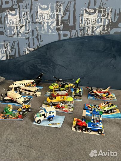 Lego city лего60078 60102 60123 60019 60150 4636