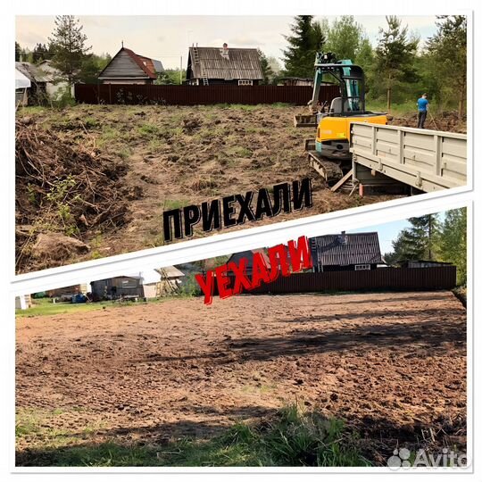 Аренда мини-экскаватора, Услуги миниэкскаватора