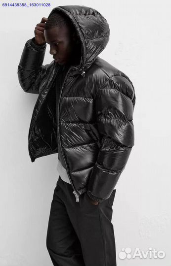 Пуховки Zara x Moncler глянцевый (Арт.19820)