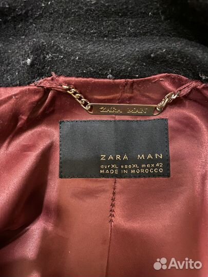 Мужское стильное пальто Zara Man