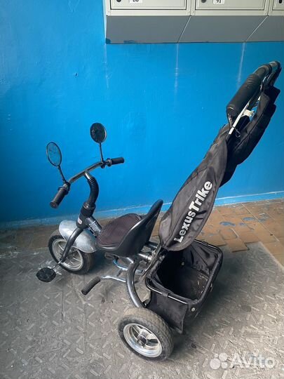 Детский велосипед с ручкой