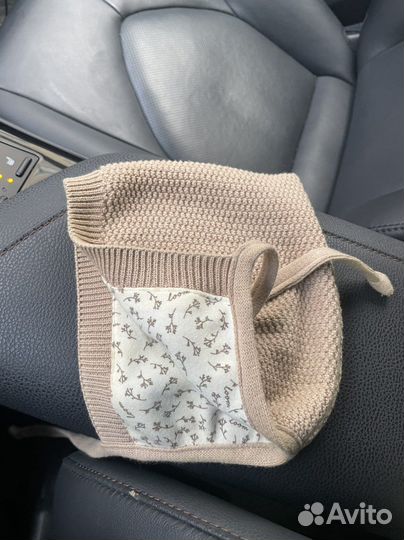 Чепчик Детская шапочка loom 3-6 мес