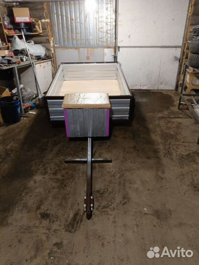 Прицеп для мотоблока самосвал