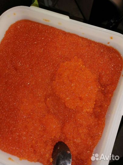 Красная икра кеты
