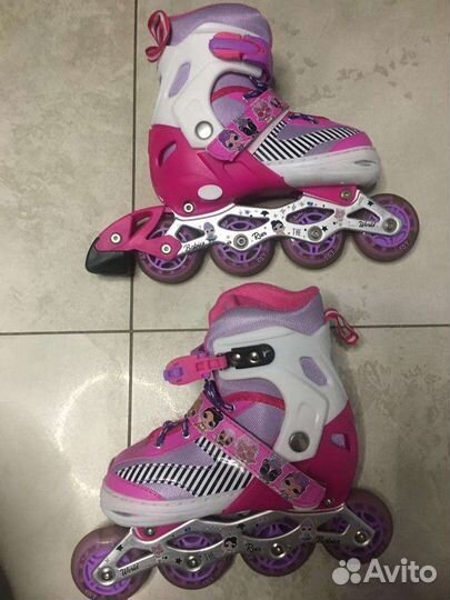Роликовые коньки 35 38 детские