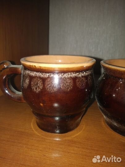 Керамика обливная чашки СССР