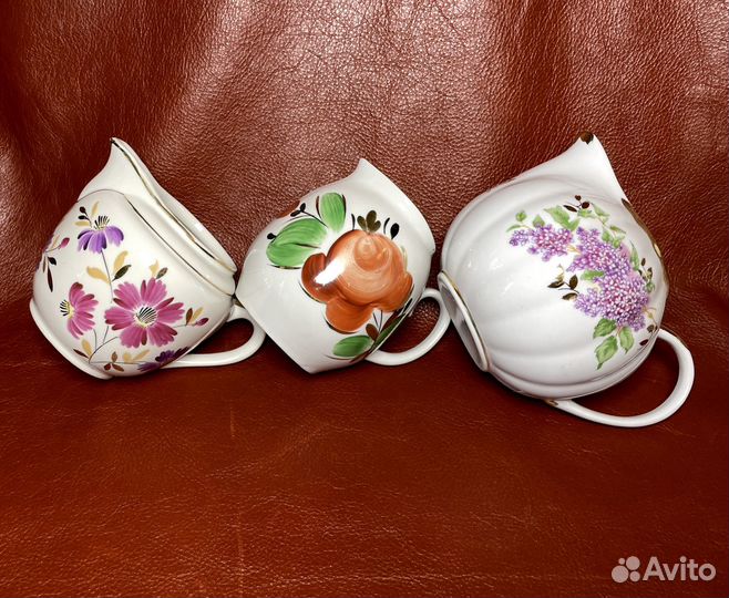 Молочник фарфор живописный СССР