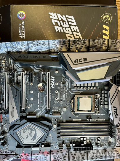 Процессор i7-9700K мат.плата MSI MEG Z390 ACE