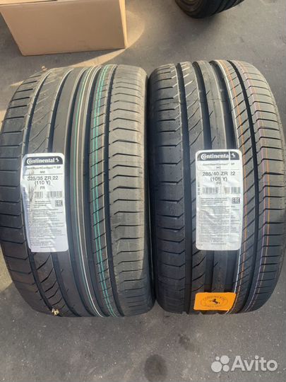 Continental ContiSportContact 5P 325/35 R22 и 285/40 R22 Y