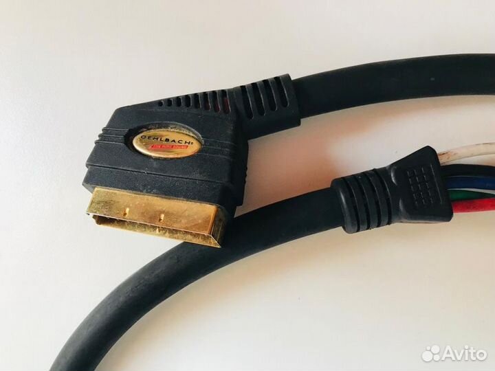 AV-кабель Oehlbach scart/ 5 Cinch RCA, 1 m