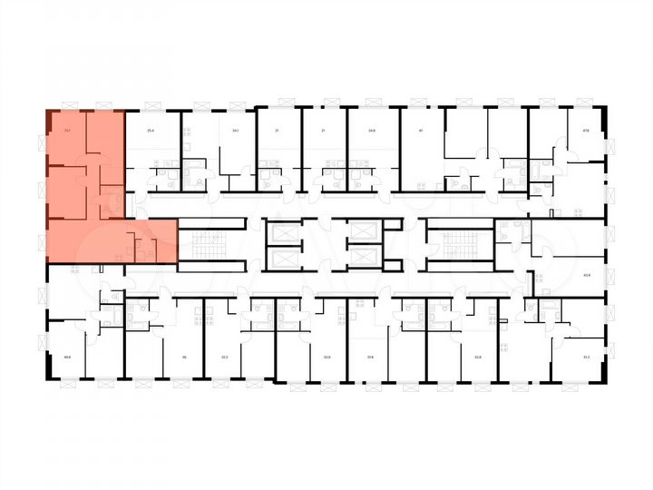 3-к. квартира, 79,7 м², 17/24 эт.