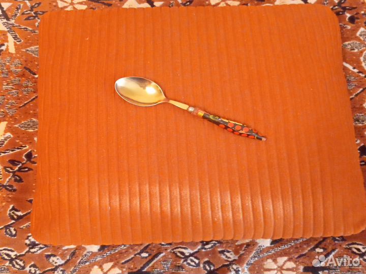 Ложки нержавейка СССР с позолотой