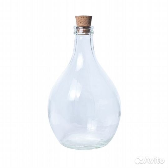 Бутыль 3 л дамижана с пробкой