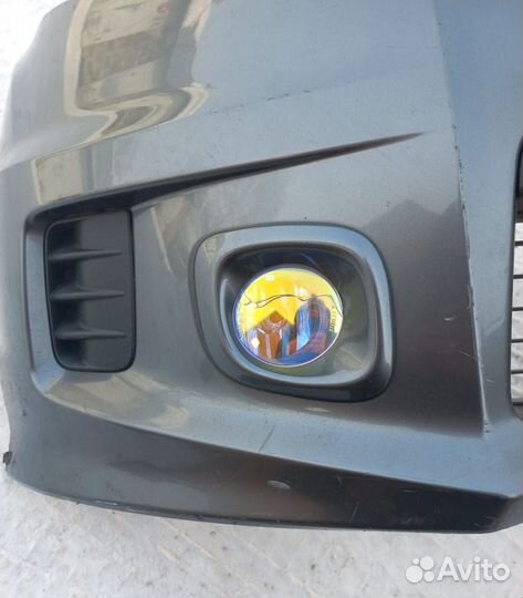 Бампер с туманками honda freed spike