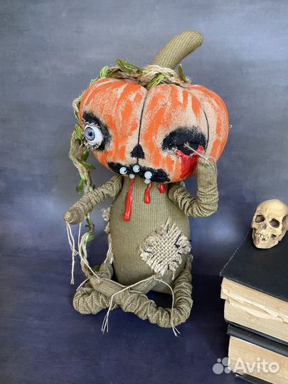 Декор на хеллоуин. Тыква на хэллоуин