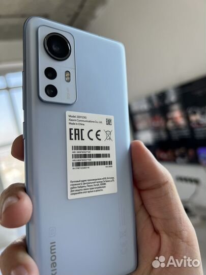 Xiaomi 12 крышка оригинал чёрный, фиолетовый