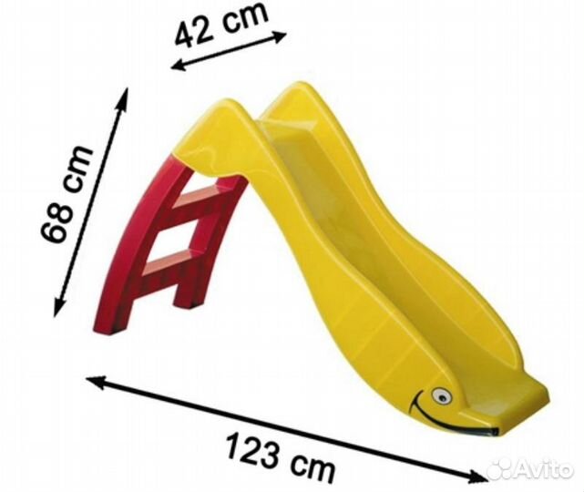 Прокат Бесплатная доставка. Горка детская с 10 мес