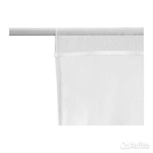 Тюль новая IKEA лилль и кольца на гардины