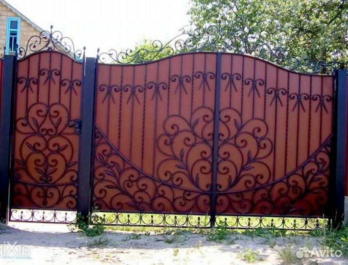 Кованные ворота 