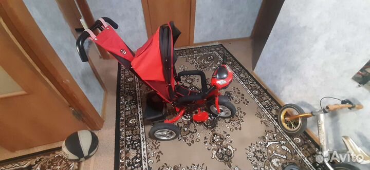 Детский трехколесный велосипед бу