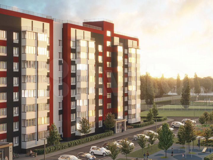 1-к. квартира, 36,1 м², 4/8 эт.