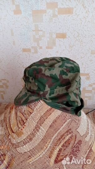 Кепка военная с ушами