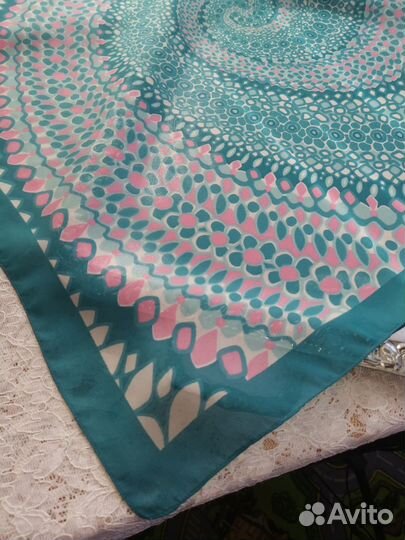 Винтажный платок италия ракушка