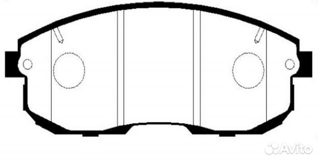 Колодки торм.пер. (новый арт. GK0975)