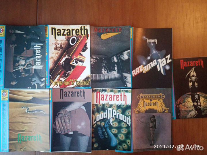 Вкладыши в аудиокассеты. Цветная полиграфия