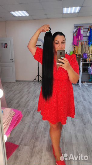 Многоразовый хвост на резинке из канекалона съемны