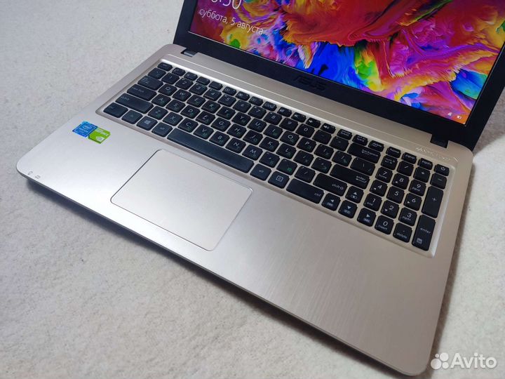 Быстрый Asus Intel 4 ядра, 4Gb, SSD256, GT810 1Gb