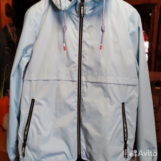 Ветровка женская, голубая. Новая. 48р