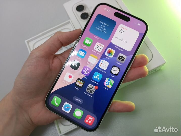 АКБ 100 iPhone 16 128Gb сим