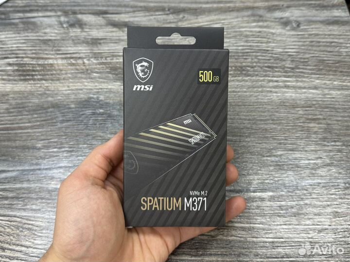 SSD MSI spatium M371 NVMe M.2 500GB