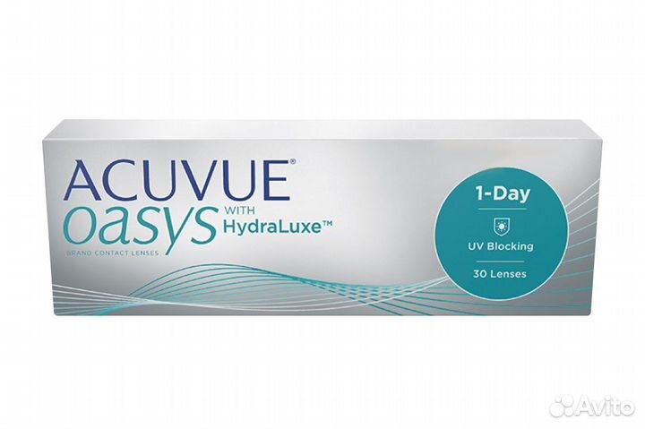 Линзы контактные acuvue oasys однодневные