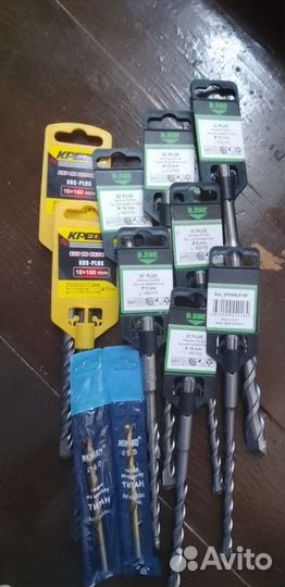 Буры, биты, шлифовальная тарелка, диски