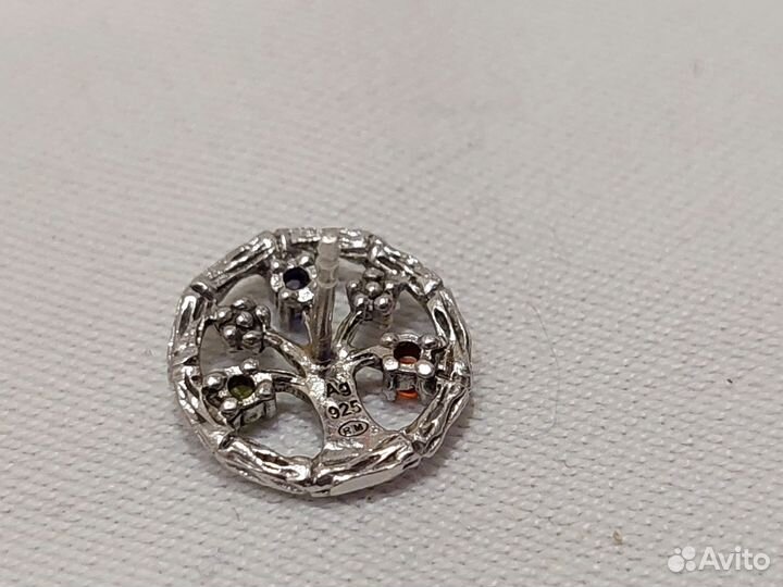 Серьги серебро 925 