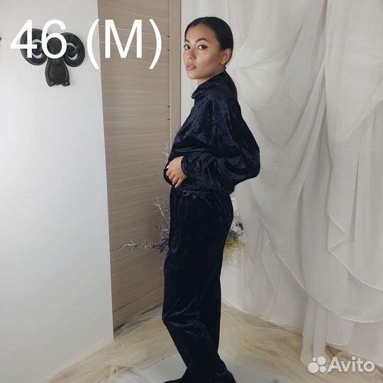 Джоггеры велюр ediss