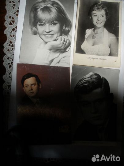 Почтовые открытки с фото актеров кино СССР