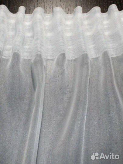Штора из вуали готовая