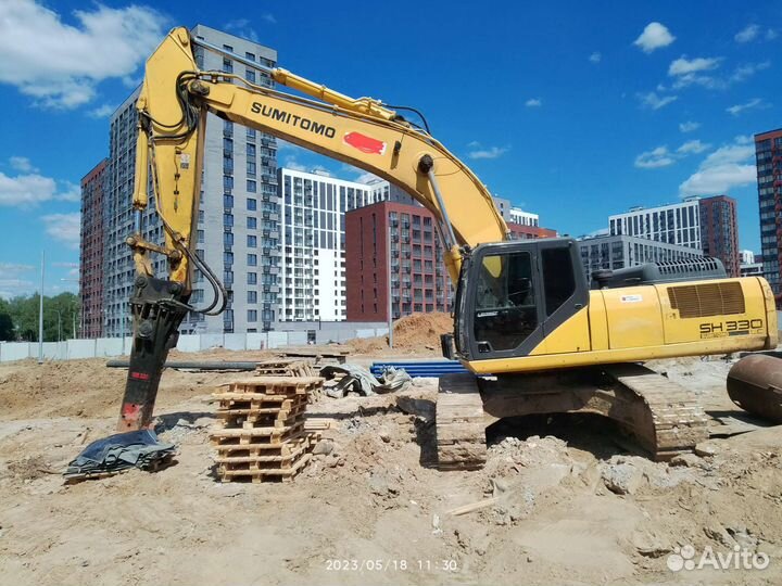 Услуги гусеничного экскаватора 330