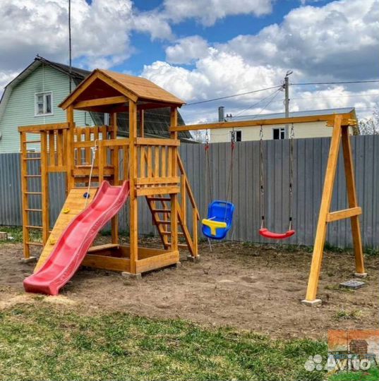 Детская площадка с установкой