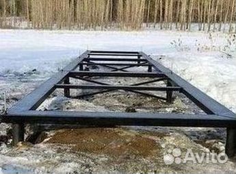 Фундаменты на винтовых сваях