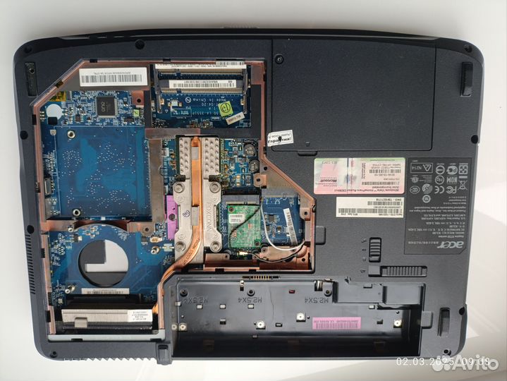 Ноутбук Acer aspire 5720 -102G16mi