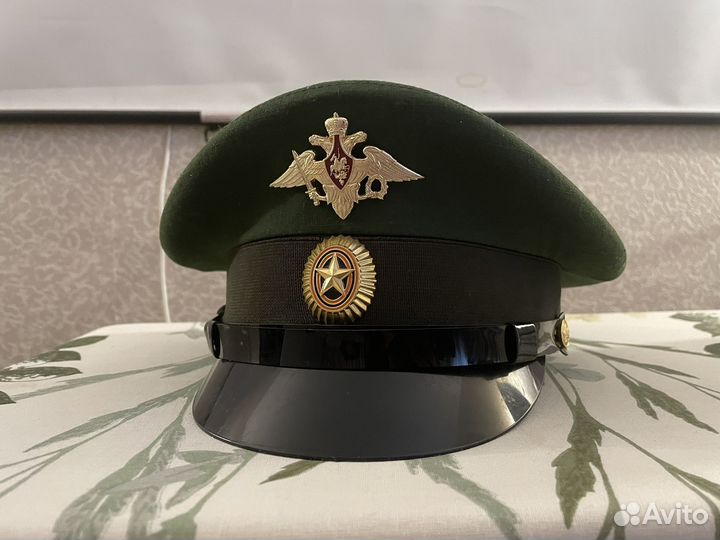 Фуражка офисная военная зеленая
