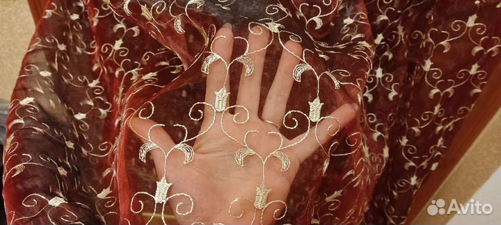 Тюль комплект 2 штуки