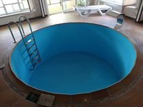 Круглый бассейн 4*1.5 из полипропилена для бани и